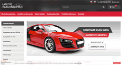 Desktop Screenshot of levne-autodoplnky.cz
